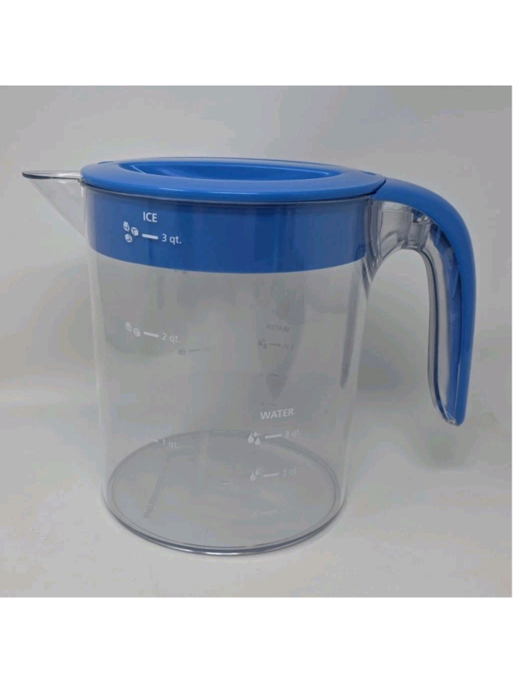 Mr. Coffee 3 Qt Iced Tea Maker TM30P Clear Pitcher Blue Lid Replacement